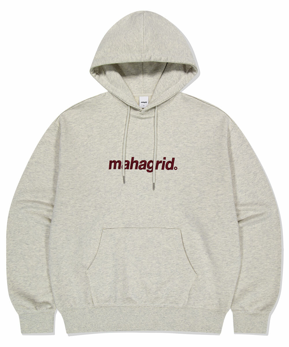 mahagrid - BASIC LOGO HOODIE (OATMEAL)