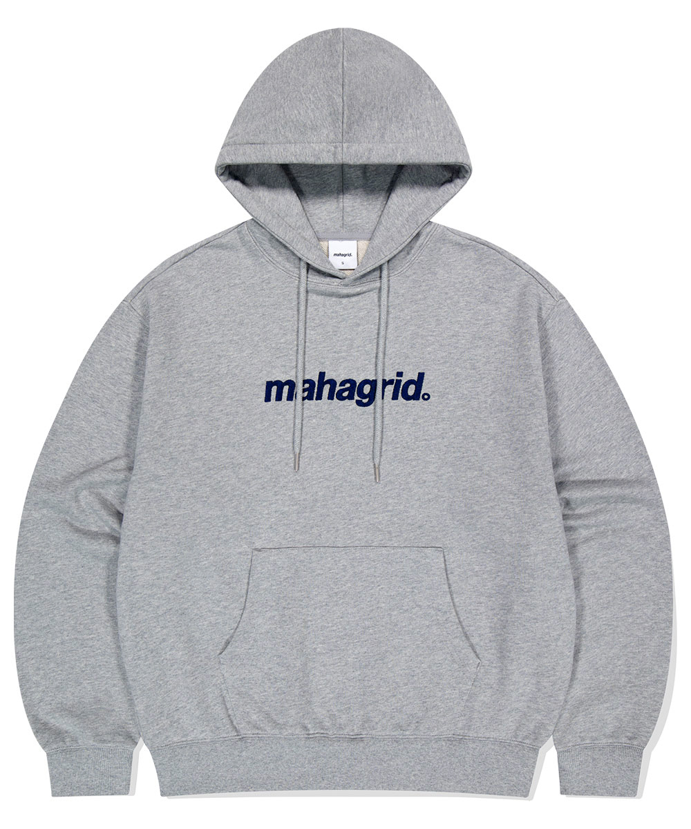 mahagrid - BASIC LOGO HOODIE (GREY)