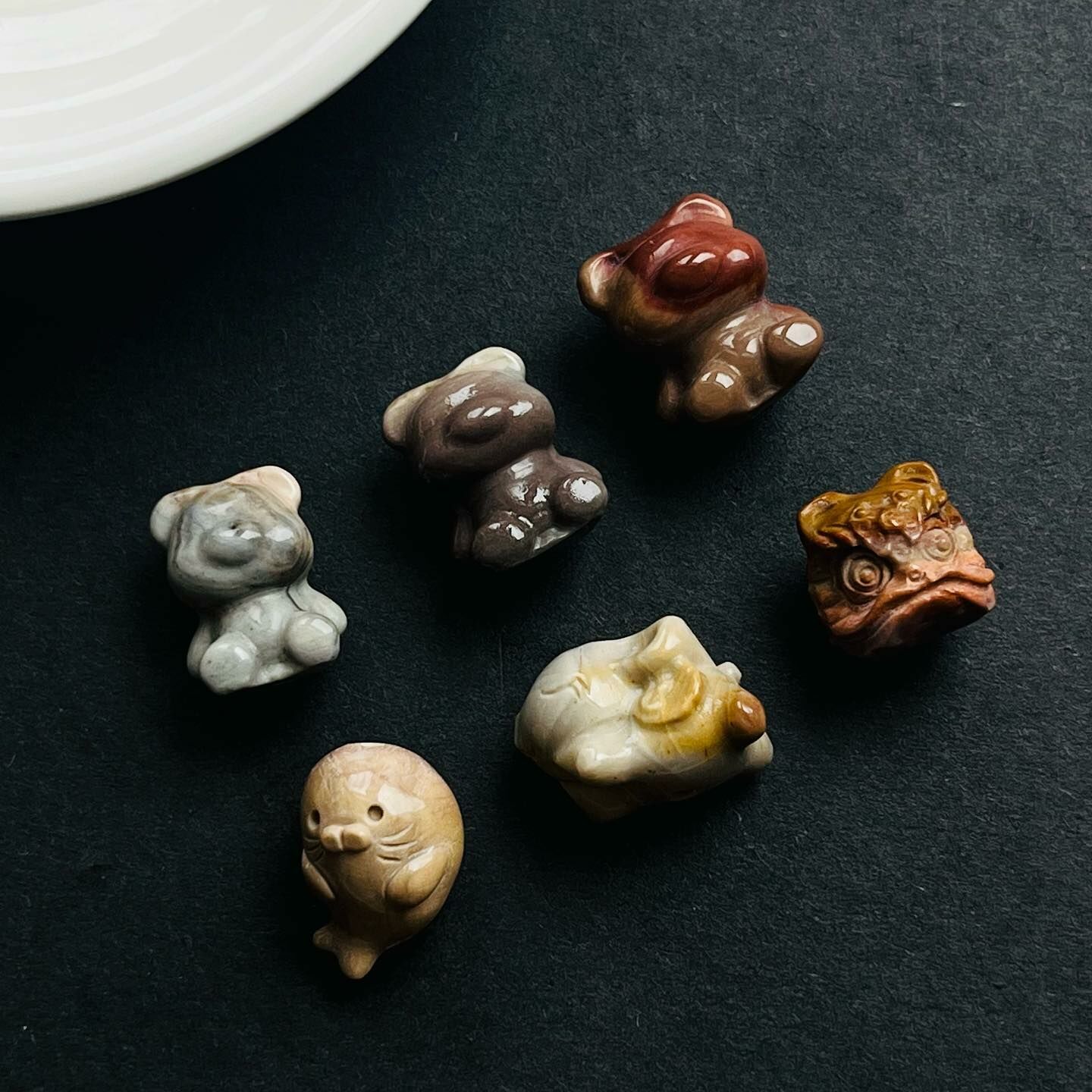 [原石] 阿拉善（通孔） 小熊系列