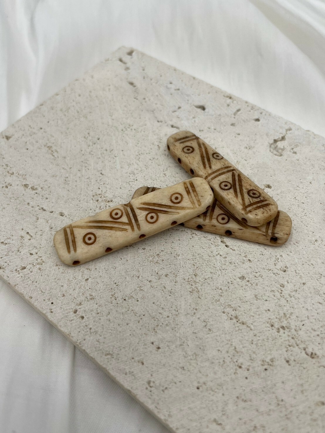 5孔-No.2圓角淺褐色深紋長4.5寬1厚0.4