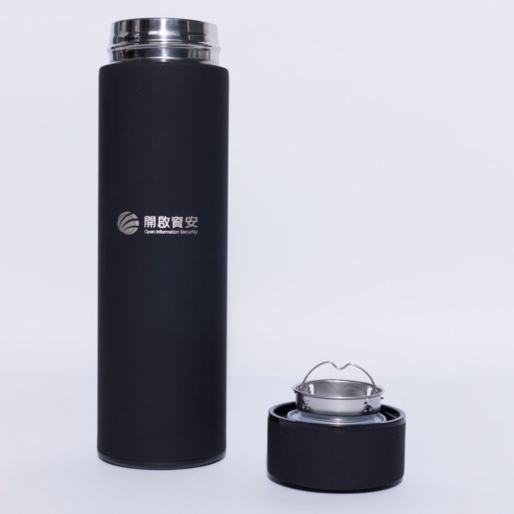 開啟資安 磨砂真空保溫杯