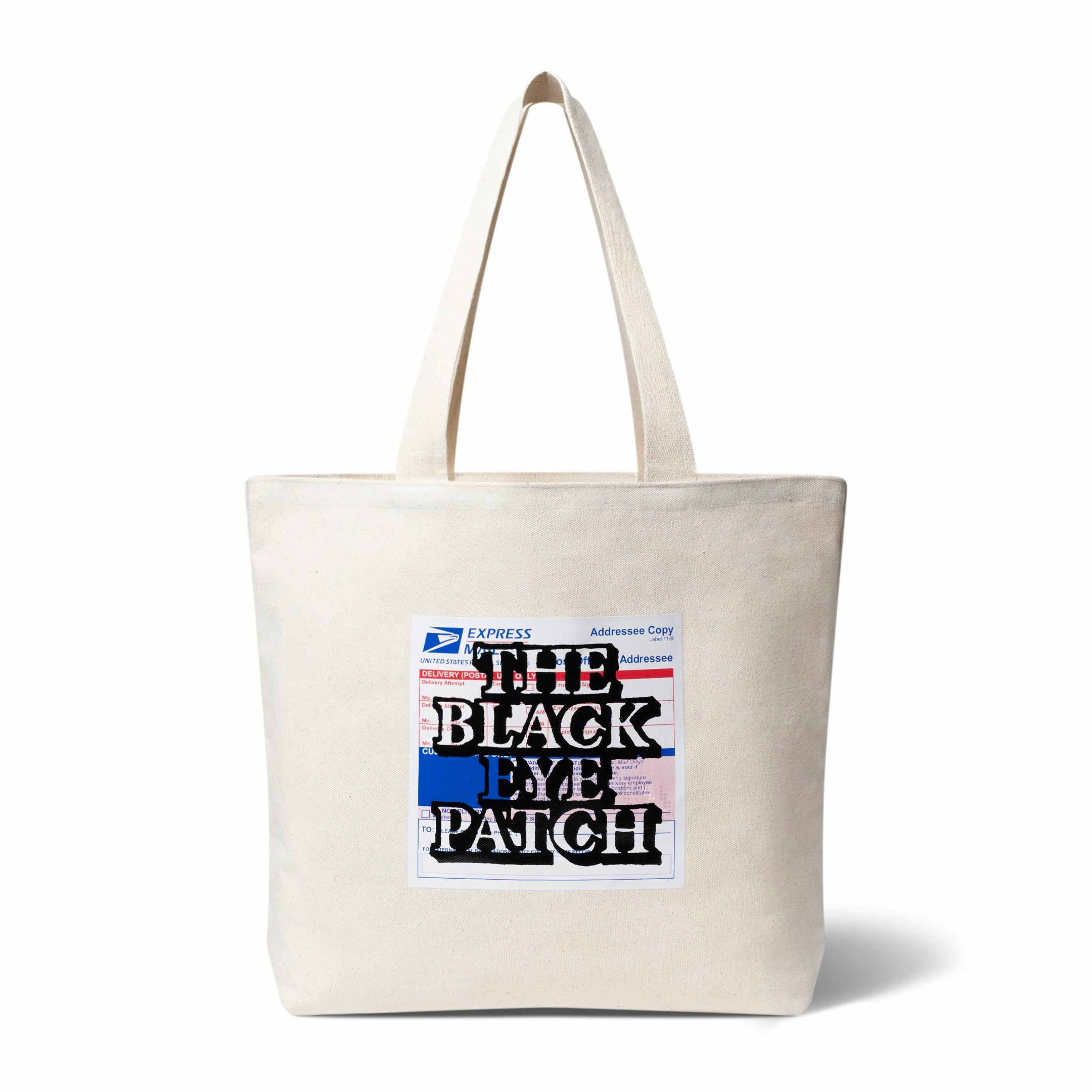 BLACK EYE PATCH PRIORITY LABEL BIG TOTE
