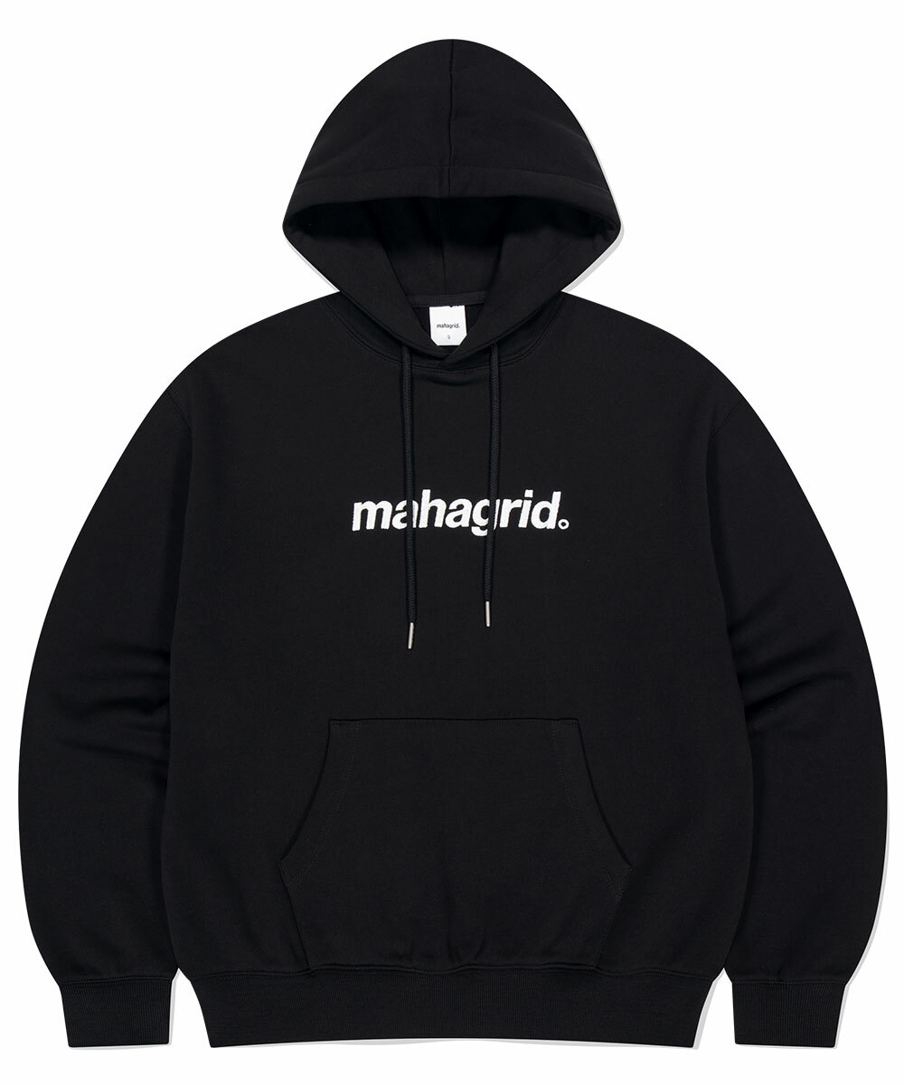 mahagrid - BASIC LOGO HOODIE (BLACK)