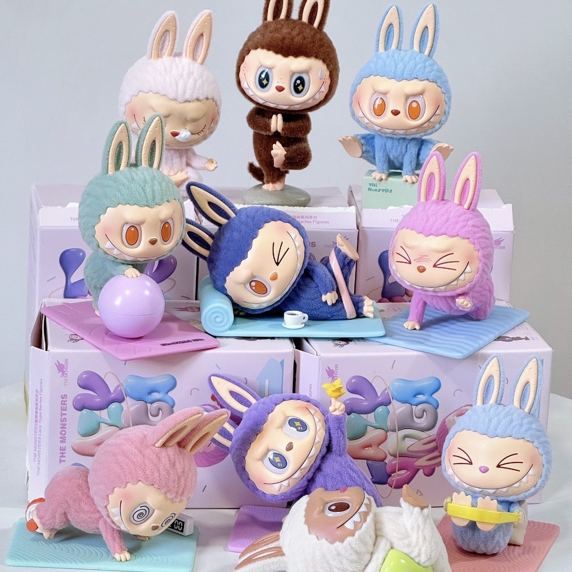 Labubu Lazy Yoga 慵懶瑜珈 拉布布 泡泡瑪特 POPMART