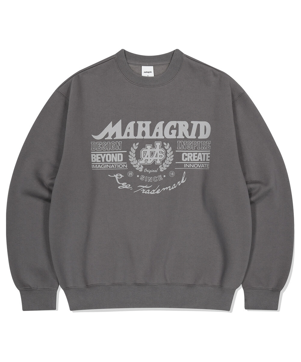 mahagrid - TRADEMARK SWEATSHIRT (MOCHA GREY)