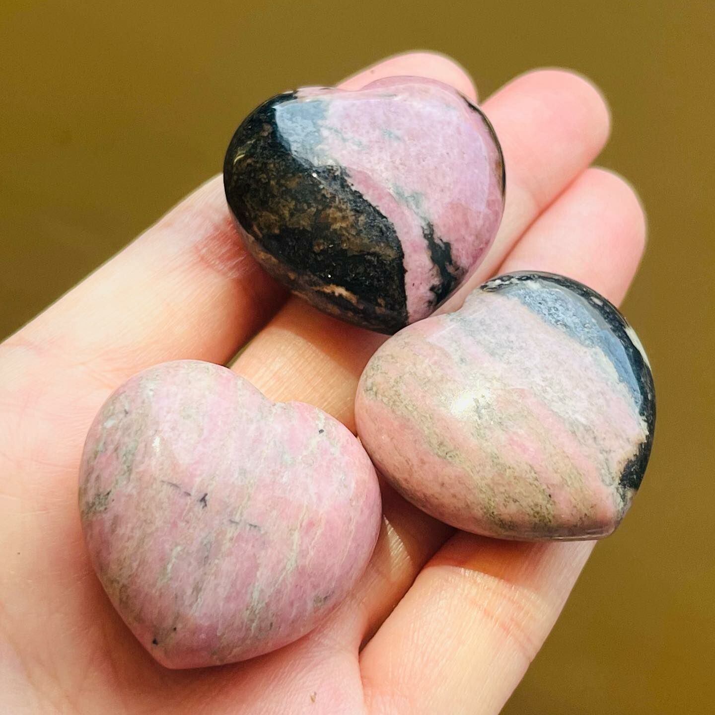 [原石] 薔薇輝石 愛心