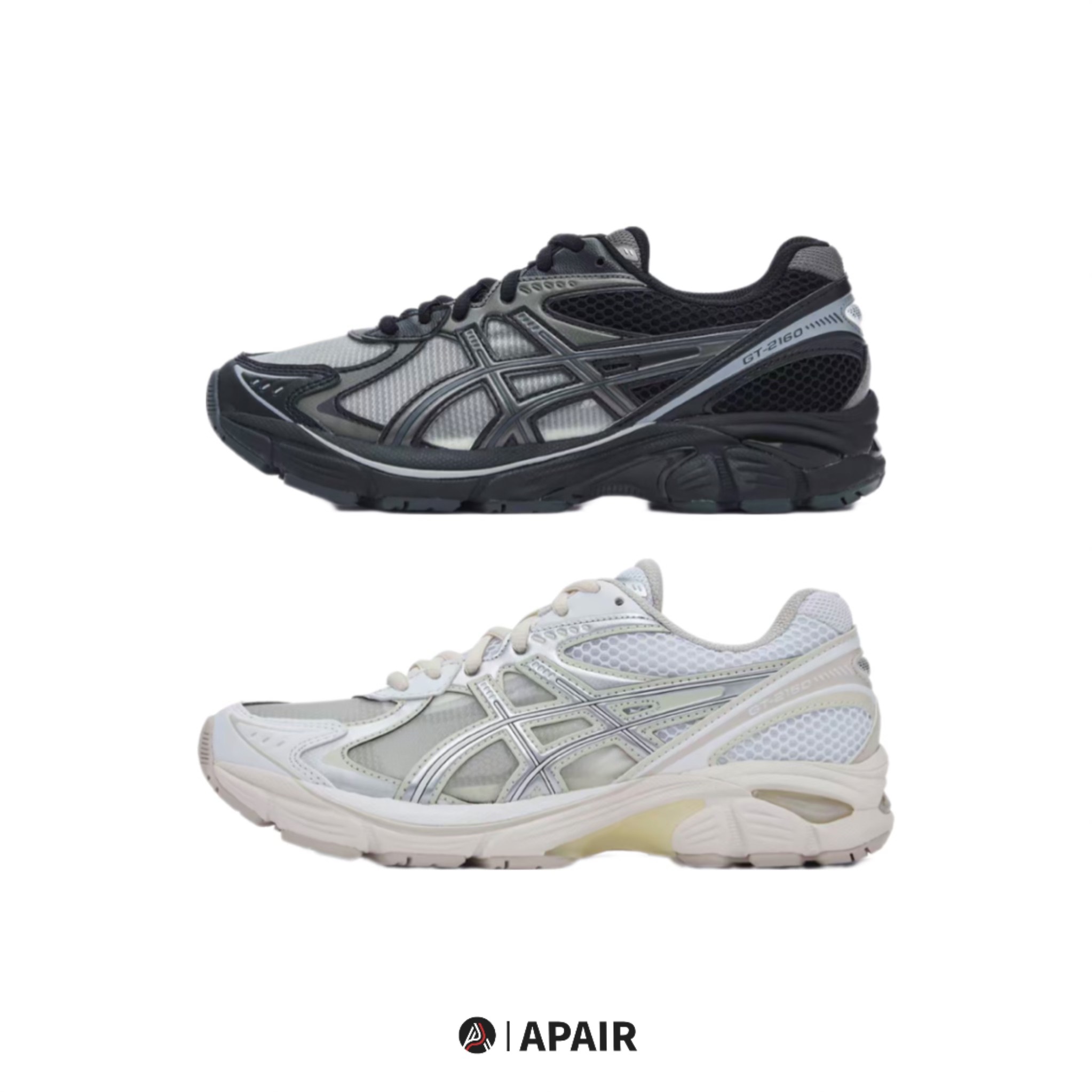 【APAIR】預購 above the clouds x Asics gt-2160 復古 慢跑鞋 黑 白 兩色 聯名款 1203A655-001 1203A655-100