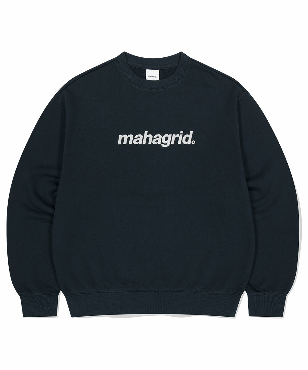 mahagrid - BASIC LOGO SWEATSHIRT (NAVY)