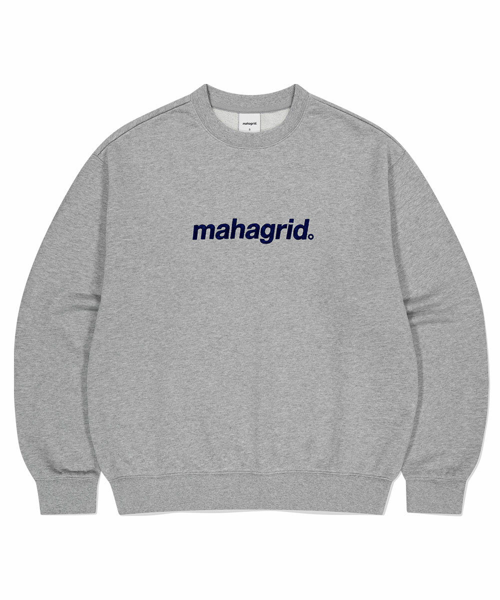 mahagrid - BASIC LOGO SWEATSHIRT (GREY)