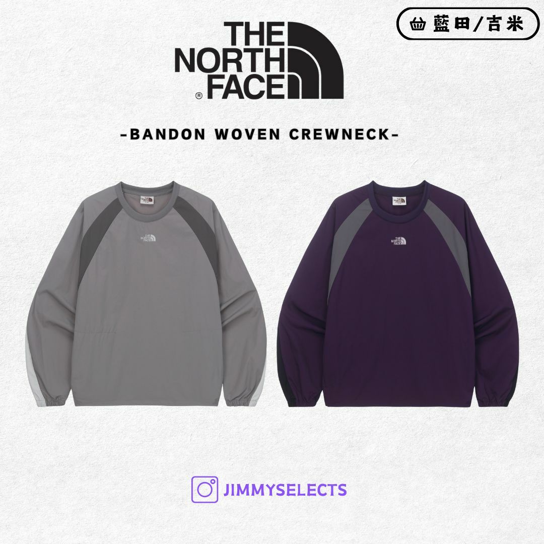 【代購】 THE NORTH FACE 北臉 BANDON WOVEN 梭織 長袖 大學T NM5MQ53