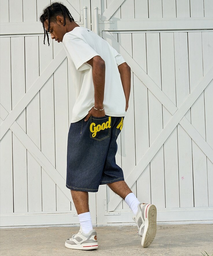 AFGK 彩印LOGO 重磅牛仔褲 A FEW GOOD KIDS