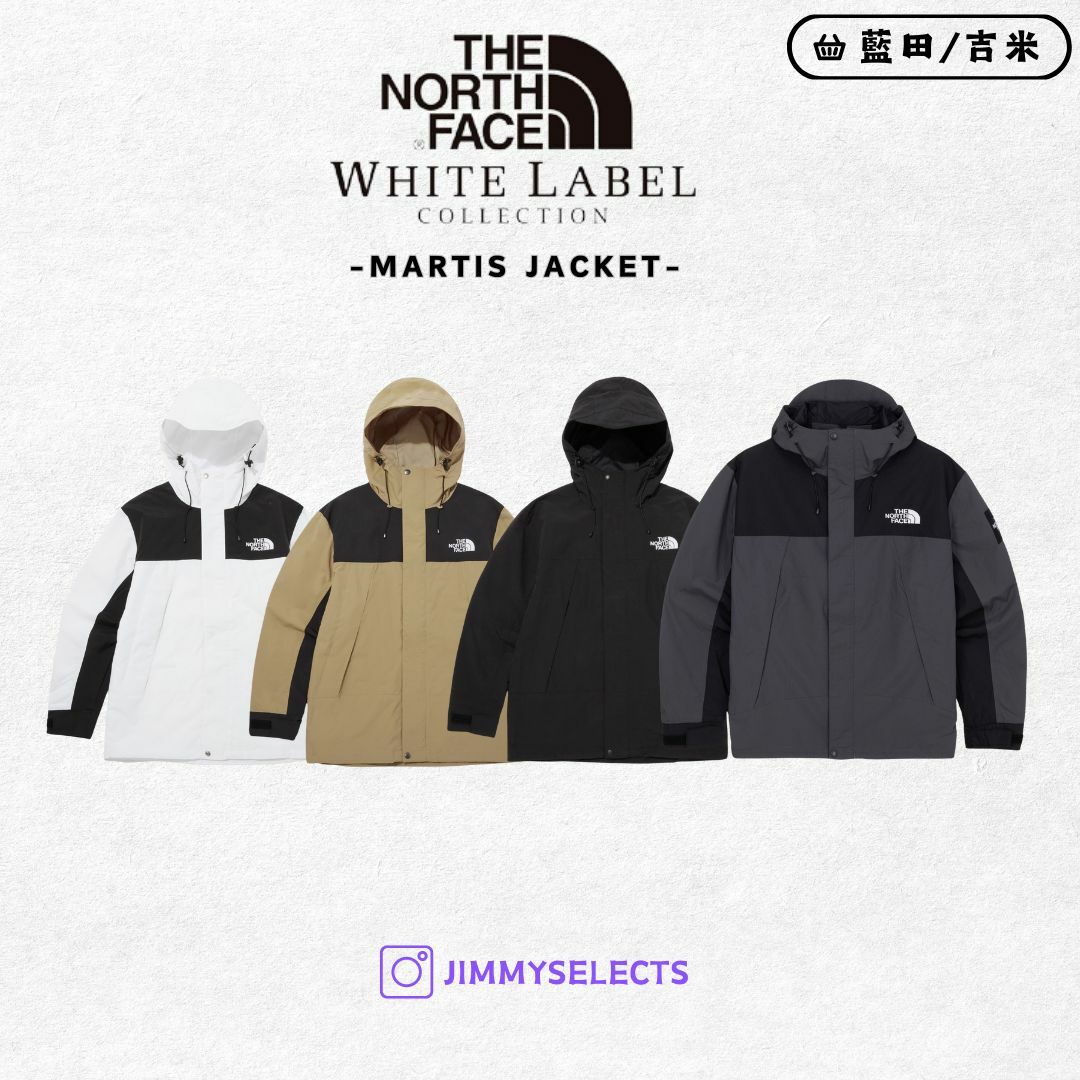 【代購】THE NORTH FACE 北臉 白標 MARTIS 24AW 連帽 風衣 外套 NJ3BQ50