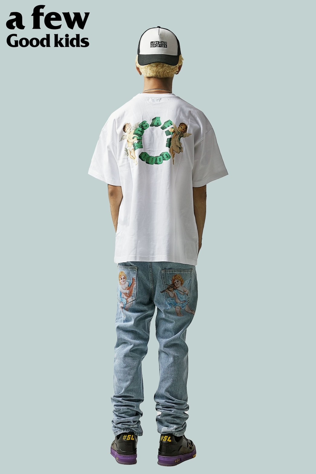 AFGK 夏季新款 寬鬆直筒 牛仔褲 長褲 A FEW GOOD KIDS