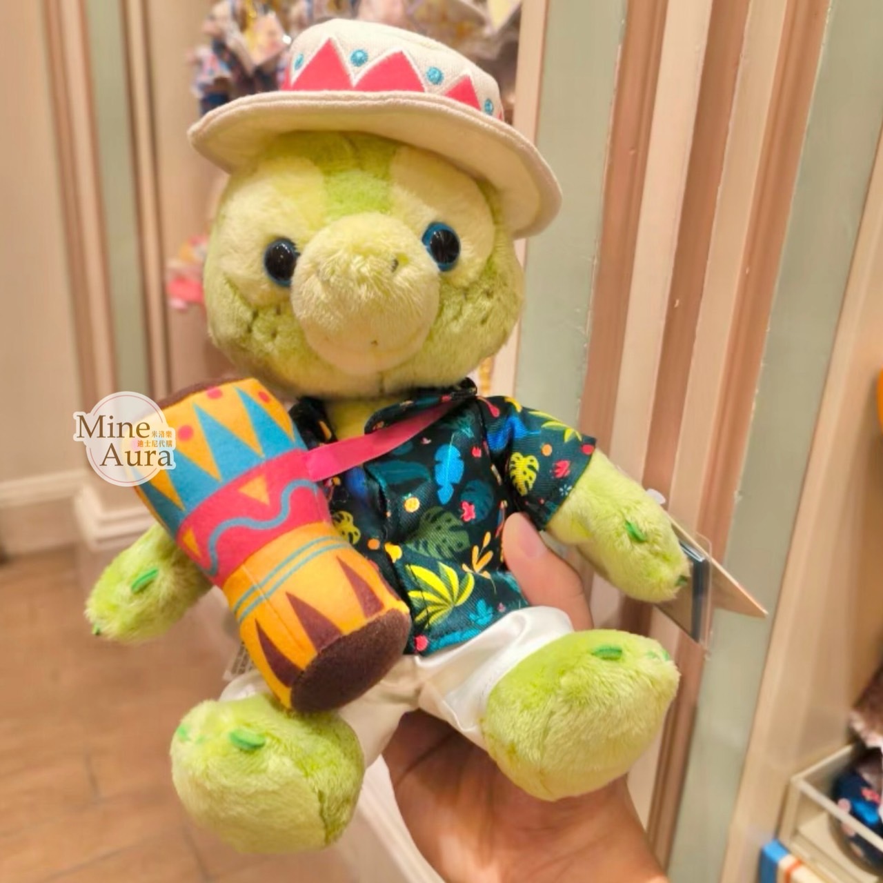 (特價現貨) 小小夢想家 奧樂米拉 海龜 OluMel 絨毛 SS號 娃娃 玩偶 SS號 娃娃 玩偶 -上海迪士尼樂園