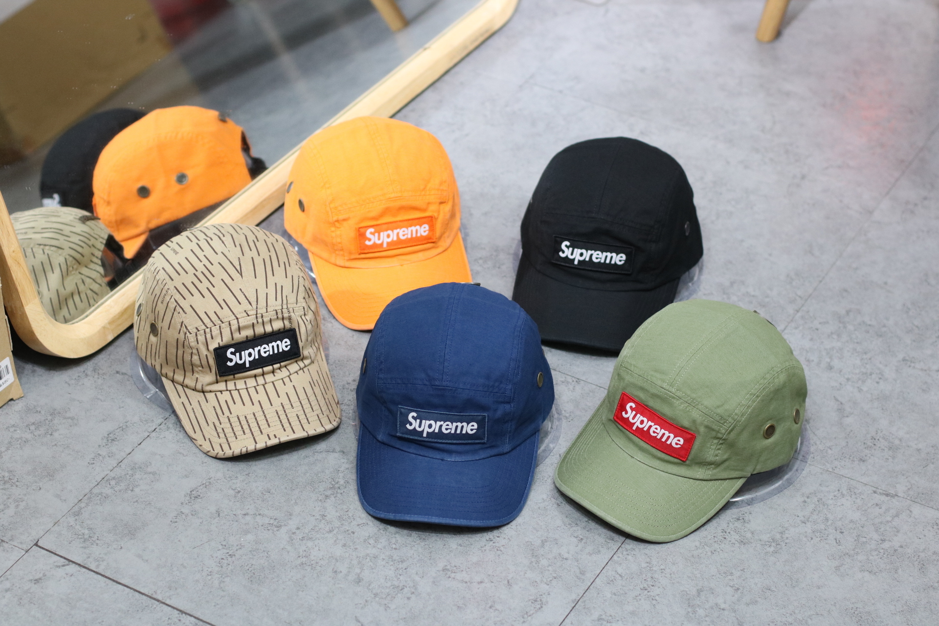 SUPREME FW24 MILITARY CAMP CAP 各色