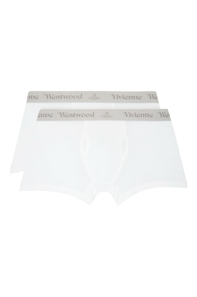 【代購】VIVIENNE WESTWOOD LOGO 低腰平口內褲 黑色 西太后