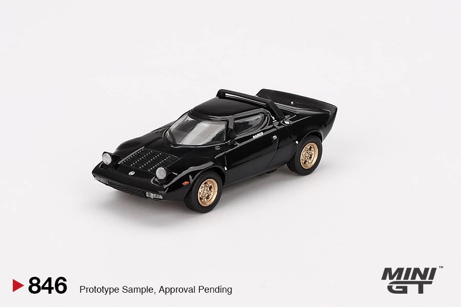 【預訂】Mini GT #846 Lancia Stratos HF Stradale Nero