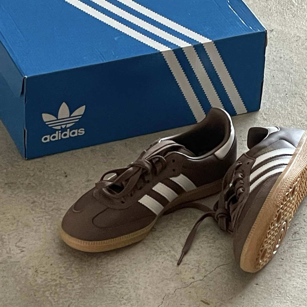 Adidas Samba OG Earth Strata Gum 可可焦糖底 巧克力色 咖啡色 復古德訓鞋 休閒鞋