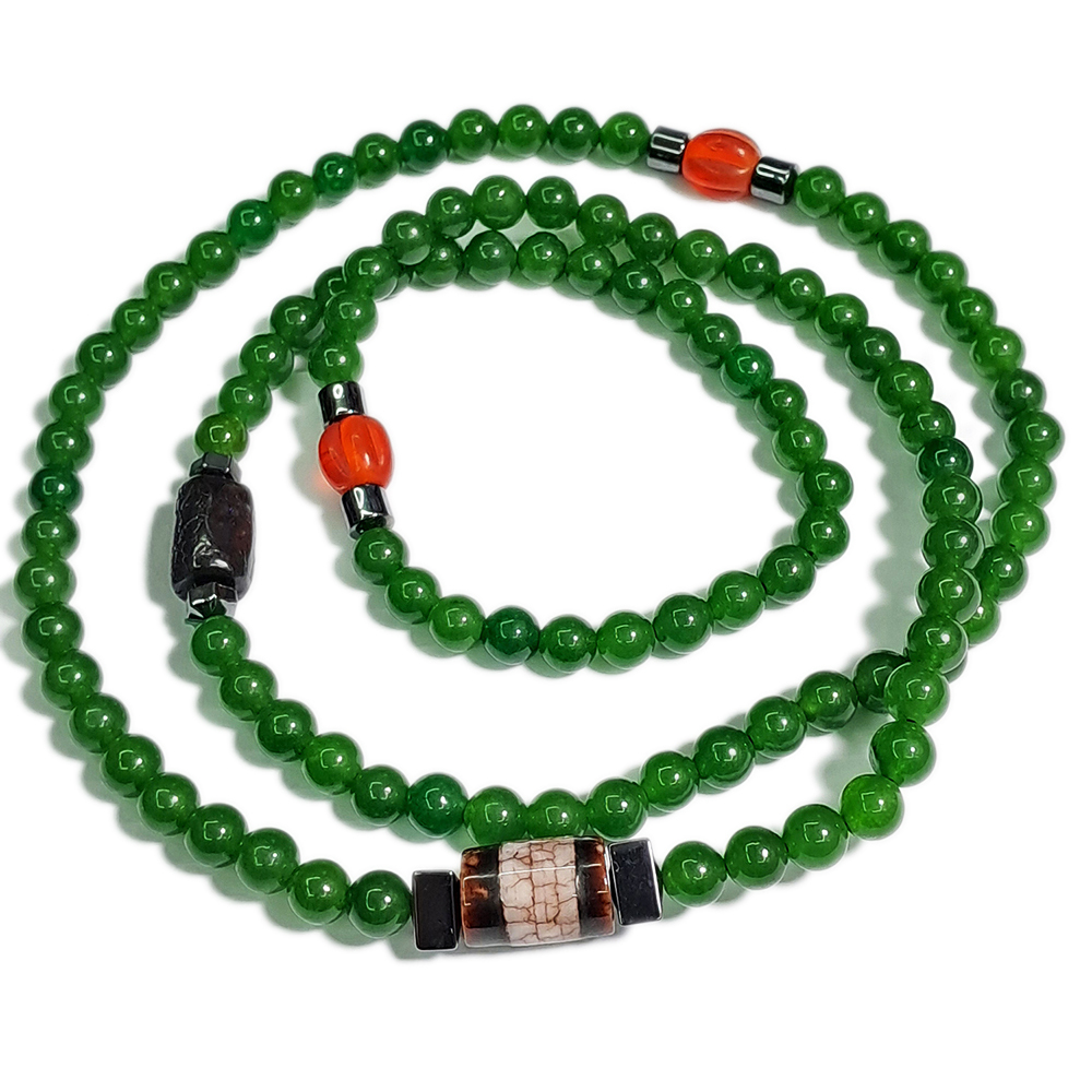 龍麟火供珠+東菱玉108念珠6mm【十方】138214