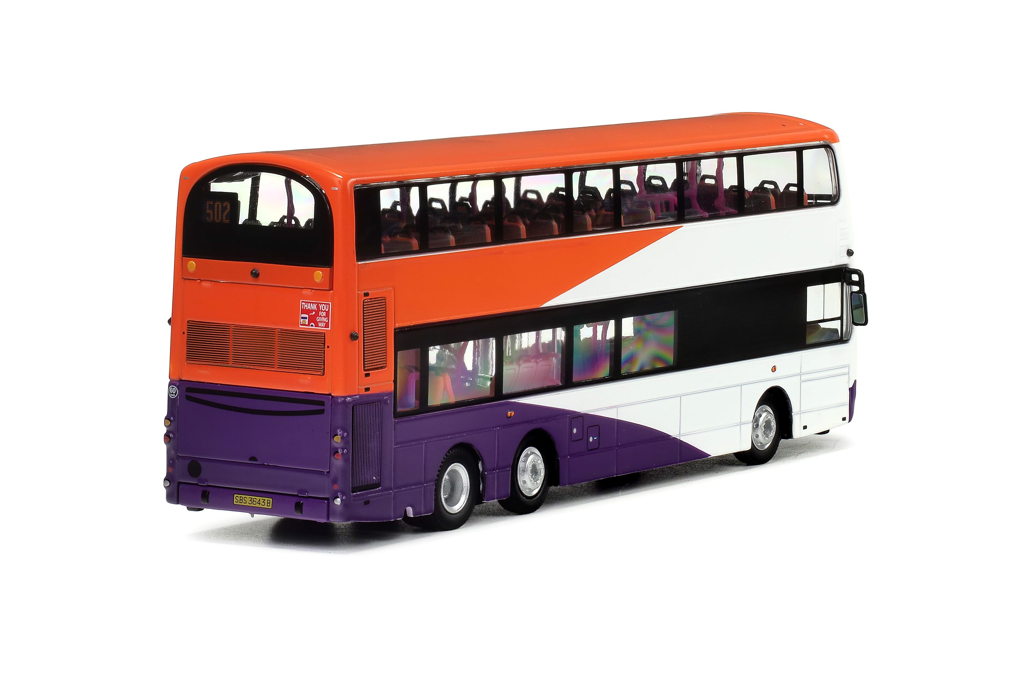 MC76-B9TL1 1:76 新加坡巴士B9TL 12米 (502) (只限海外)