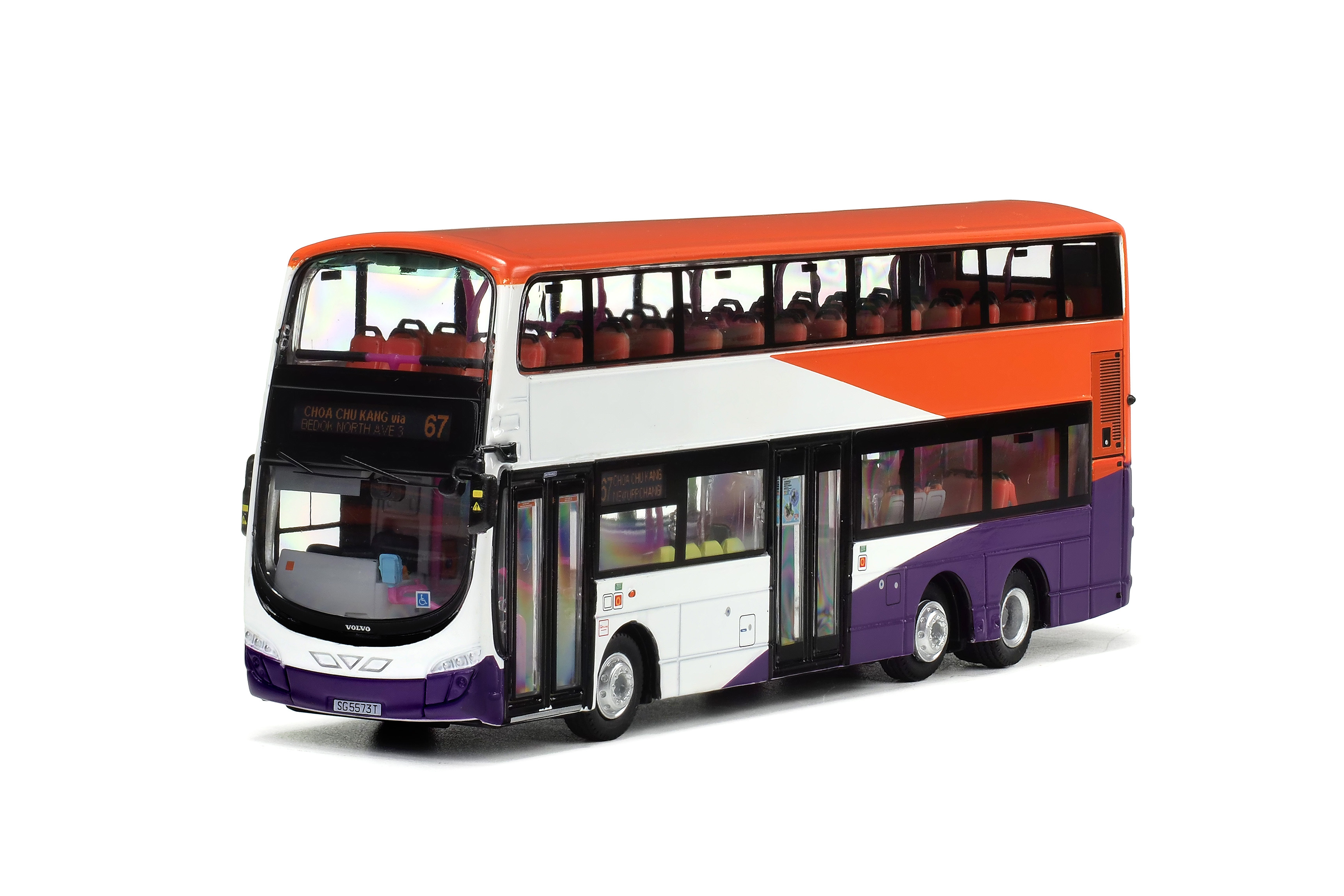 MC76-B9TL2 1:76 新加坡巴士B9TL 12米 (67) (只限海外)