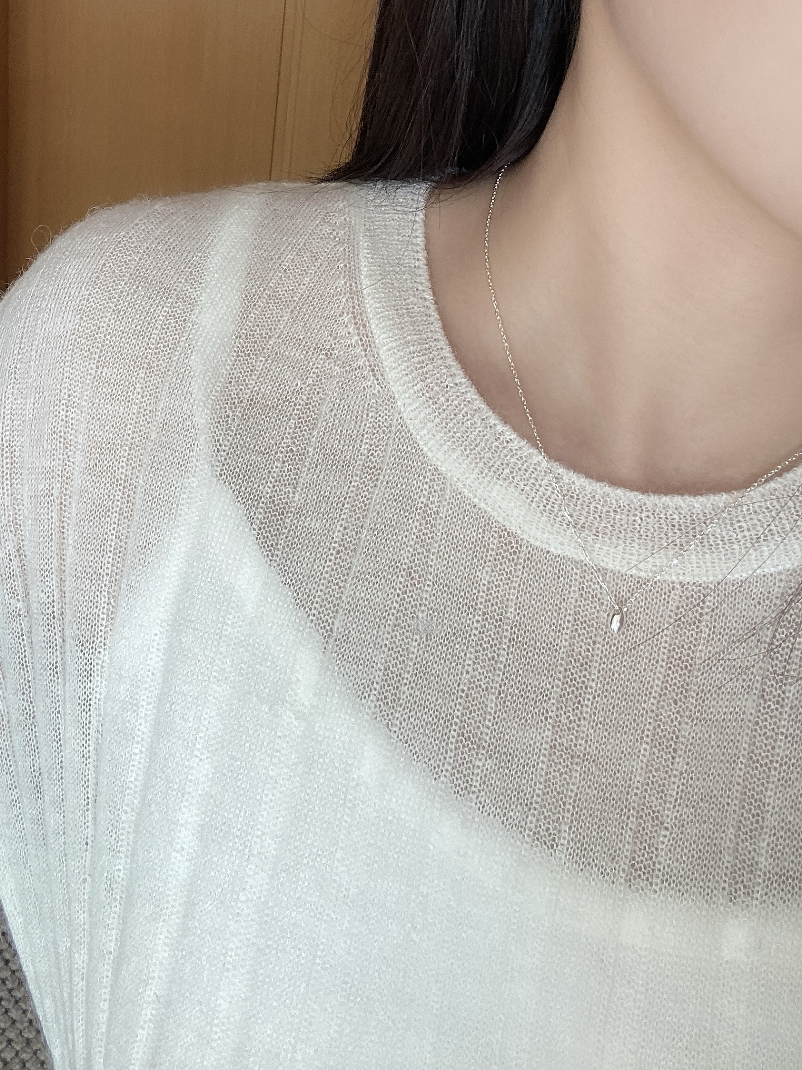 Y138 推薦! 水滴項鍊-925純銀