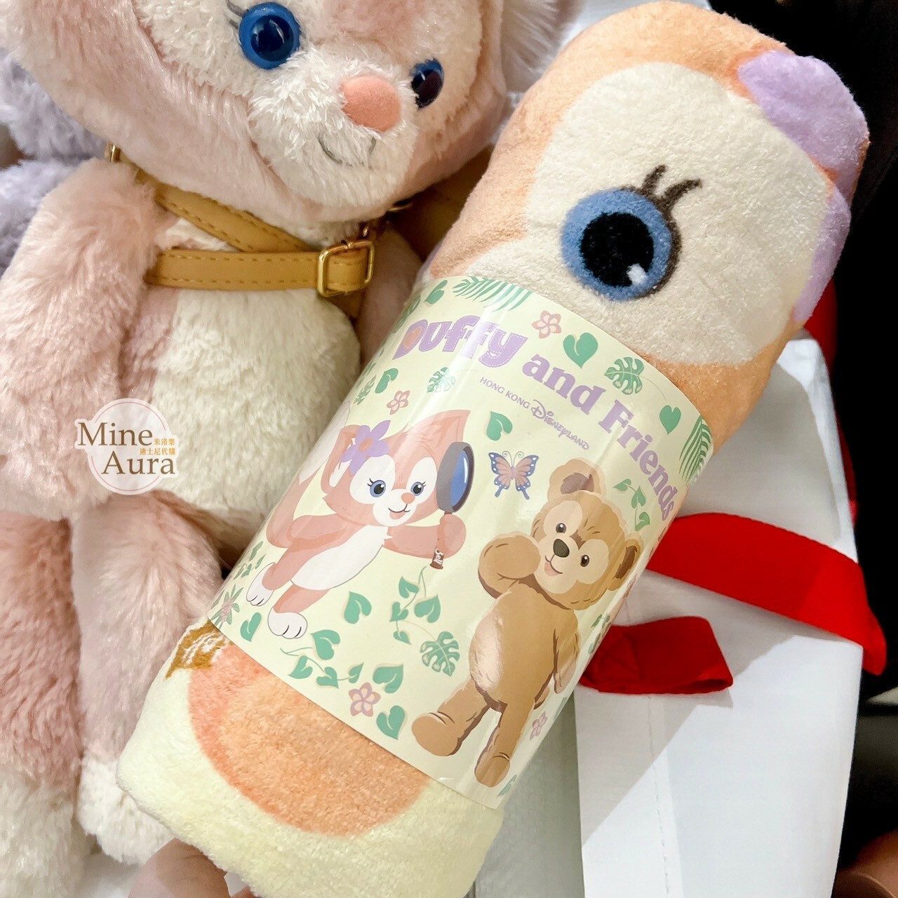 達菲 Duffy 玲娜貝兒 Lina bell 圖案 浴巾 毛巾 -香港迪士尼樂園