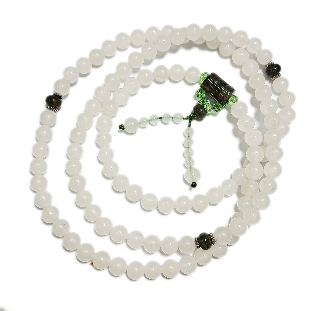 東菱玉&白玉108念珠6mm【十方】150020