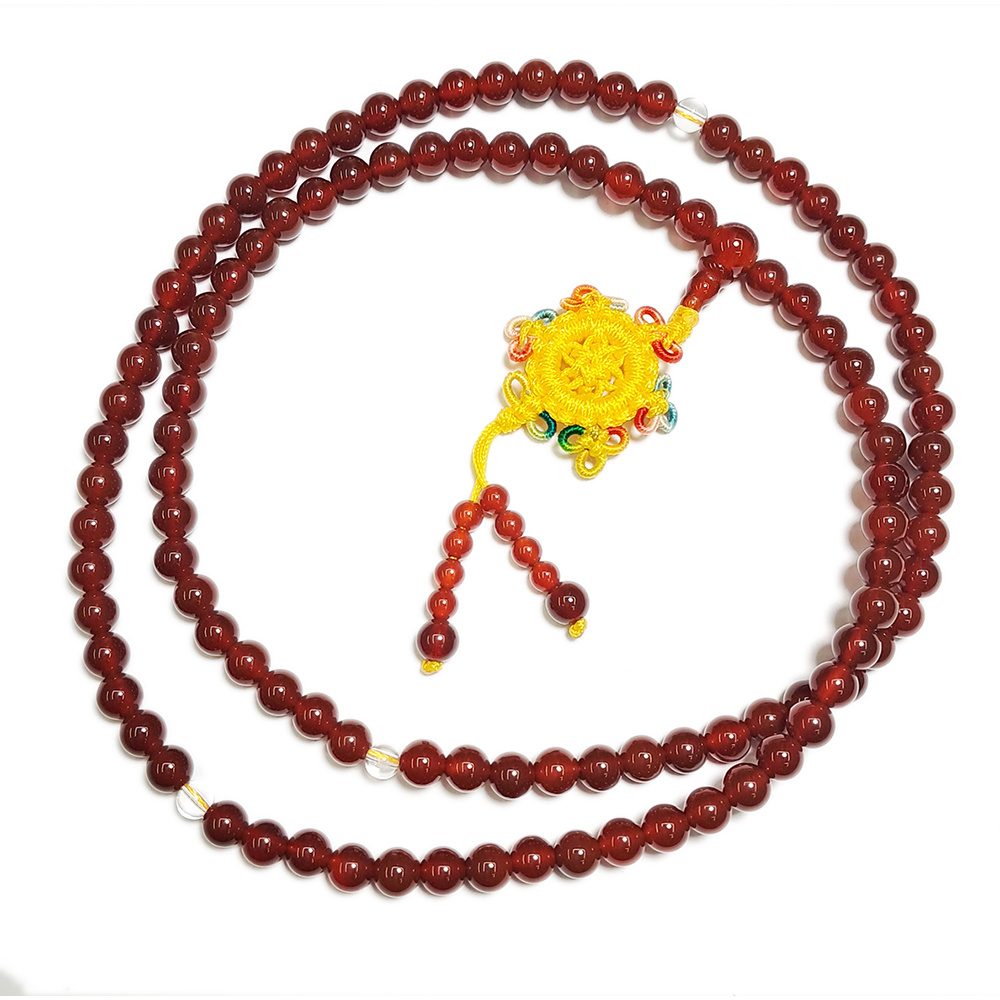 紅玉髓108念珠6mm【十方】131025