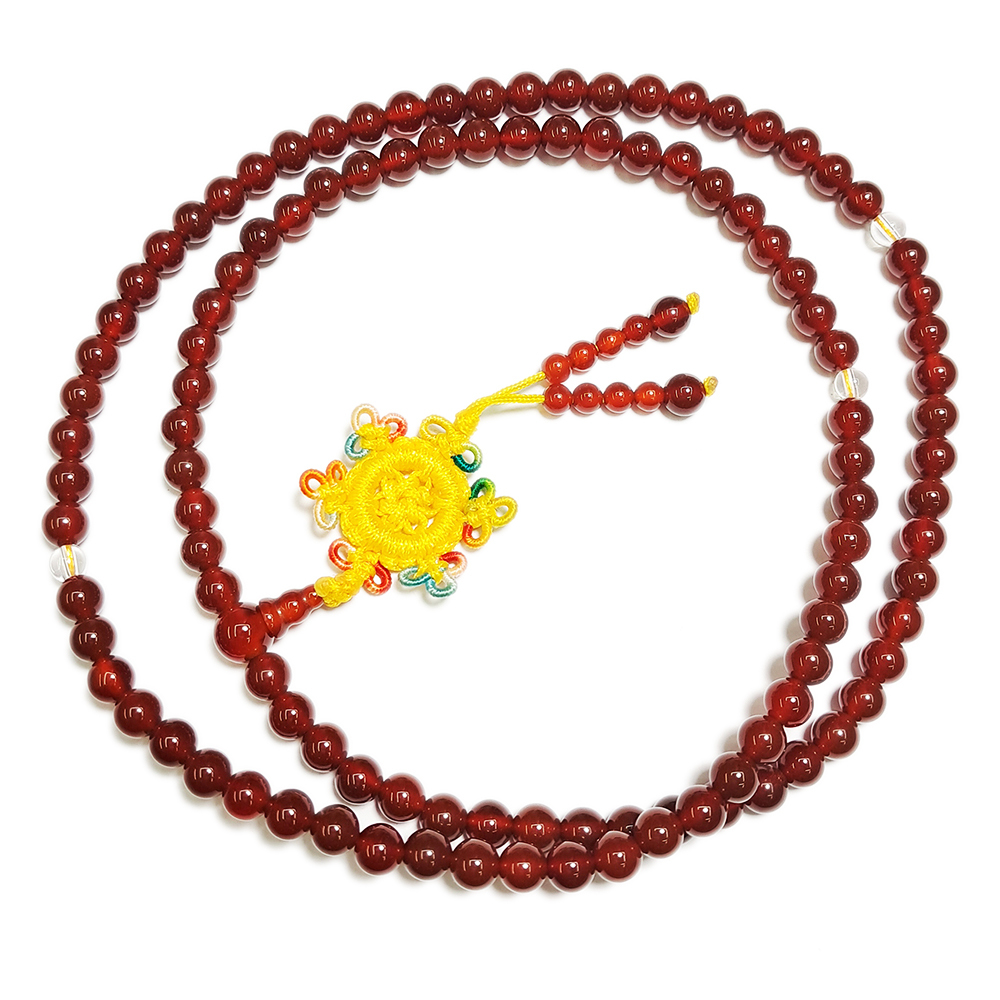 紅玉髓108念珠6mm【十方】131025