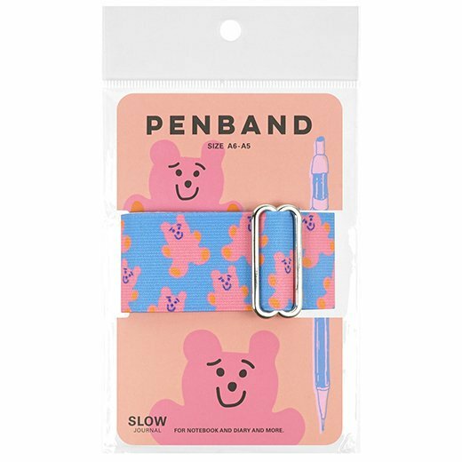 CHIC_熊 書綁帶筆插 A5-A6手帳專用｜日本Greeting Life