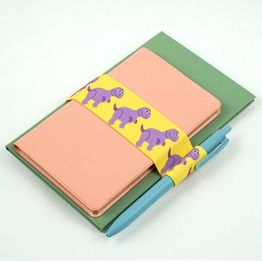 CHIC_恐龍 書綁帶筆插 A5-A6手帳專用｜日本Greeting Life