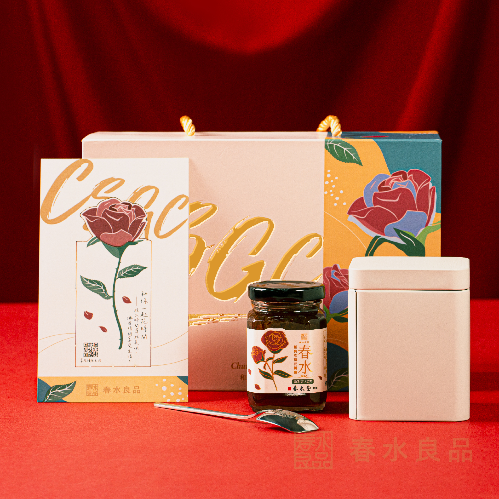 【拌春水】瑰蜜相伴禮盒｜春水堂監製