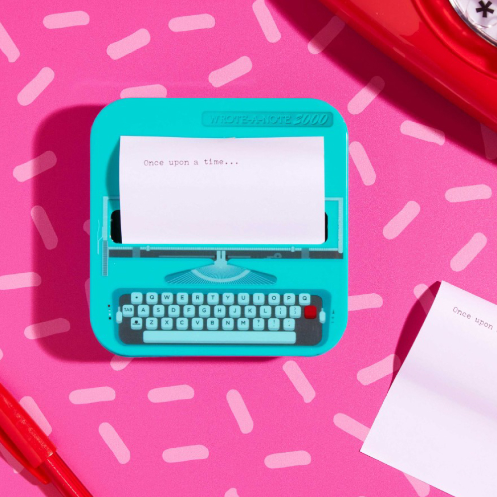 英國 Mustard 趣味便利貼 - 復古打字機