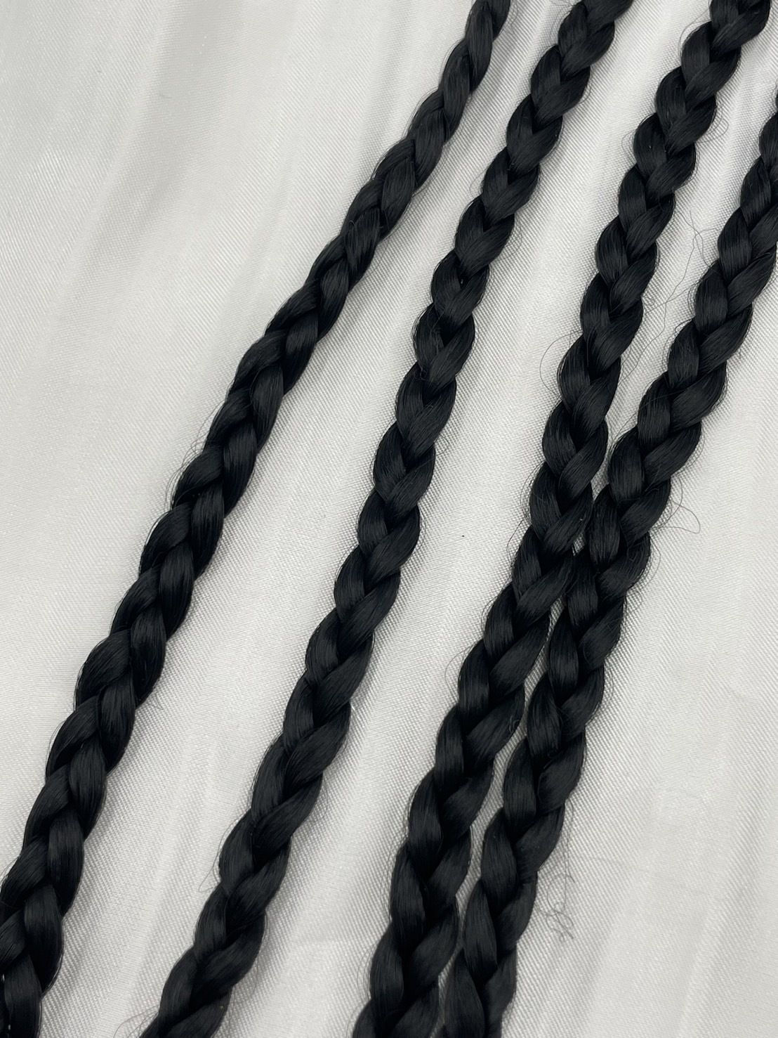 三股辮假髮寬6mm