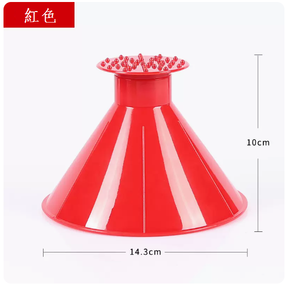 Popular car snow shovel (upgraded and thickened - red)