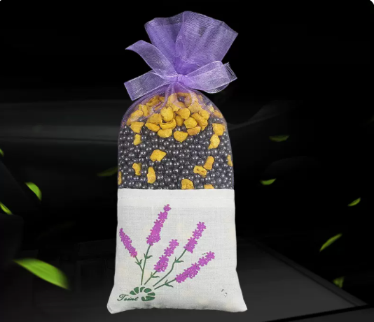 Hot-selling formaldehyde-removing odor-removing activated carbon package for car odor removal (sweet-scented osmanthus)