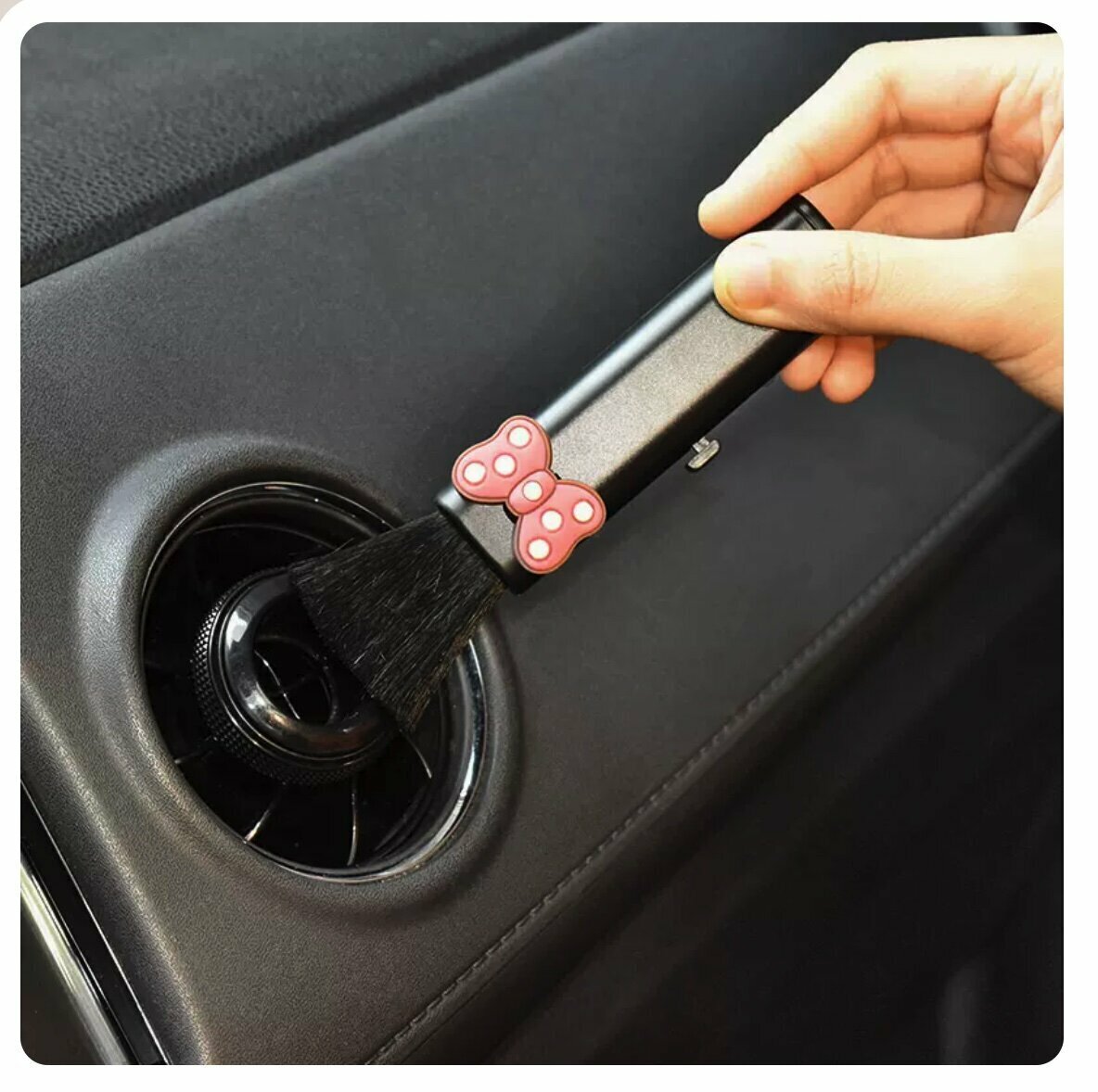 Popular car air conditioner air outlet cleaning brush (bow tie)