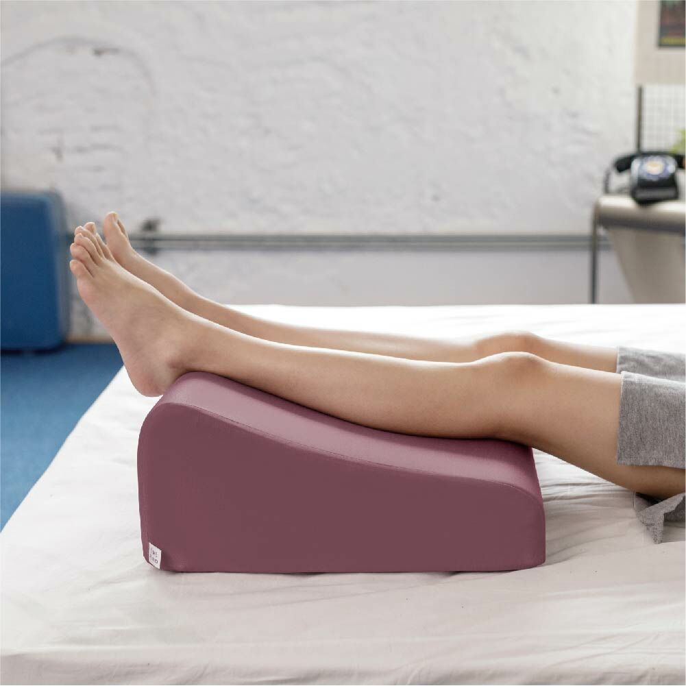 ｜涼感藕紫｜舒足枕 L 號