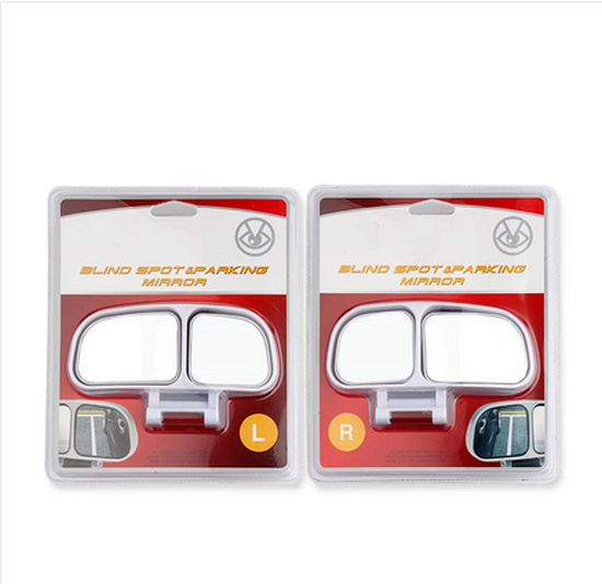 New [1 Pair] Reversing Auxiliary Mirrors for Coach Vehicles (White)