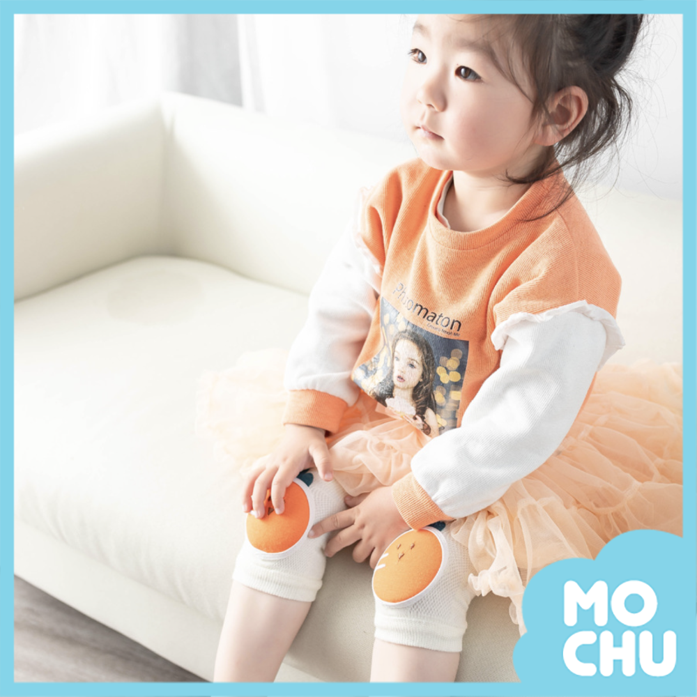 繽紛水果網眼寶寶護膝三入組(兩款)