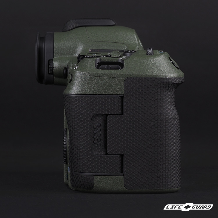 LIFE+GUARD Canon EOS R5 Mark II 相機貼膜側面展示圖