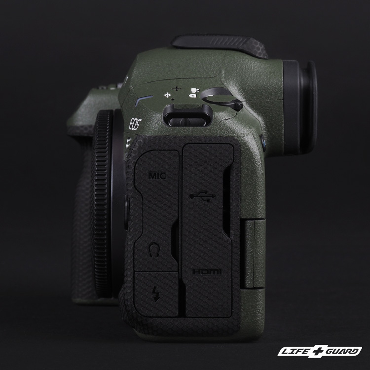 LIFE+GUARD Canon EOS R5 Mark II 相機貼膜側面展示圖