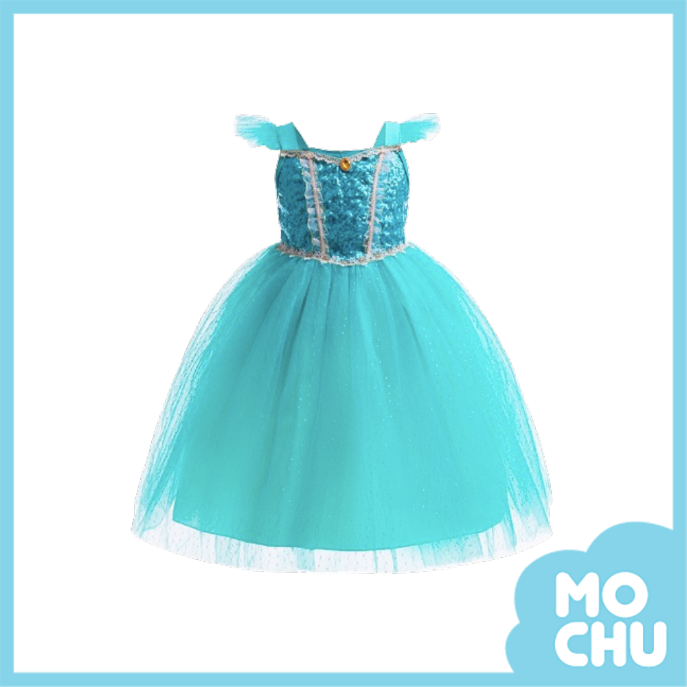 黃寶石飛袖綠紗澎澎裙