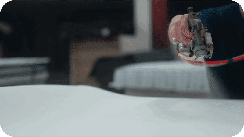 晚安奈特是使用「無毒水性黏著劑」來貼合床墊內材,讓您睡得安全又安心。