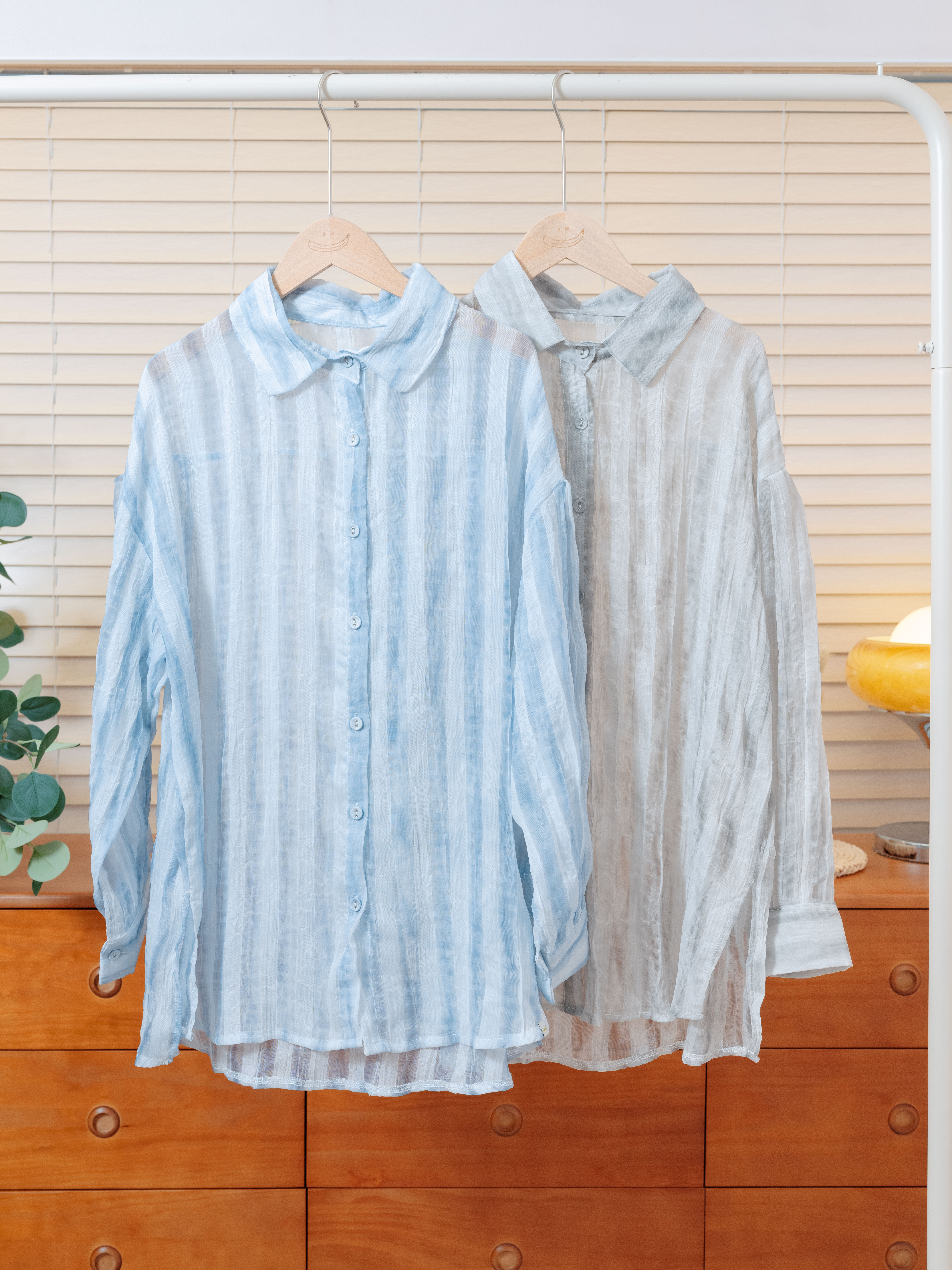 兩色 / 透感紮染防曬恤衫/ Sheer Tie-dye Shirt