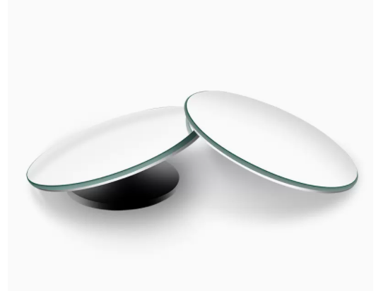New 2-piece car rear mirror reversing round mirror car high-definition auxiliary rain-proof reflector (frameless)