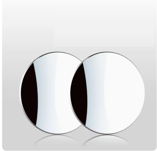 New 2-piece thickened car rear mirror, reversing round mirror, sedan high-definition auxiliary rain-proof reflector (frameless)