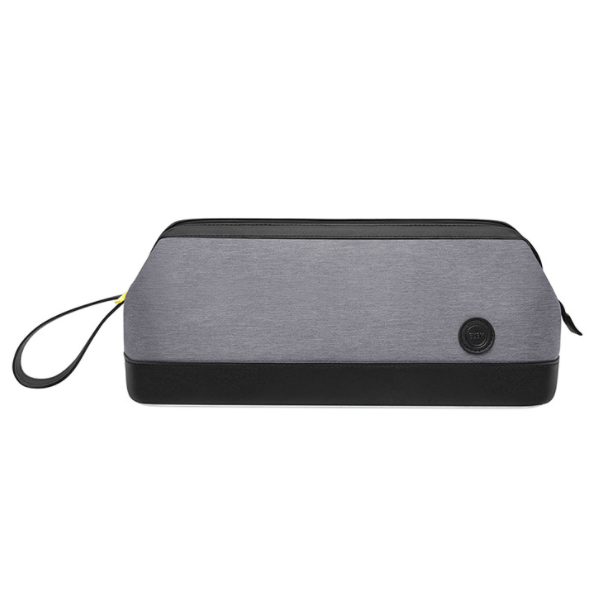 Hair dryer curling iron accessories storage bag (gray)