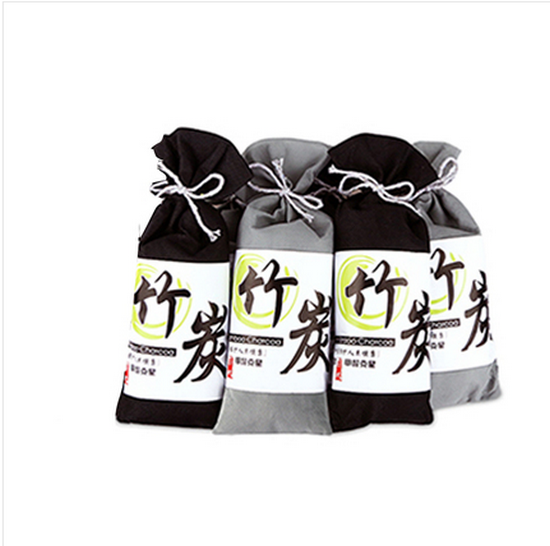 Hot Recommendation [Pack of 4] Car Deodorant Formaldehyde Removal Activated Bamboo Charcoal Pack (100g per pack, 400g in total)